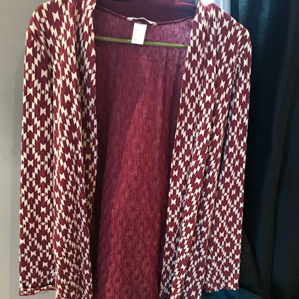 Aztec pattern cardigan
